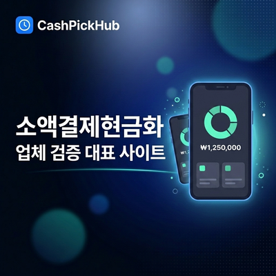 소액결제현금화 업체 검증 대표 사이트 배너2